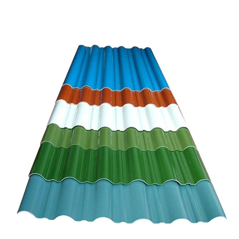 Hot Dipped Zinc Coated Corrugated Metal Roofing Sheets 800mm - 1600mm