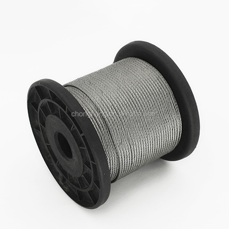 316 Wire Rope 7x7 Stainless Steel Cable 8mm Stainless Steel Wire Q235 1960MPA
